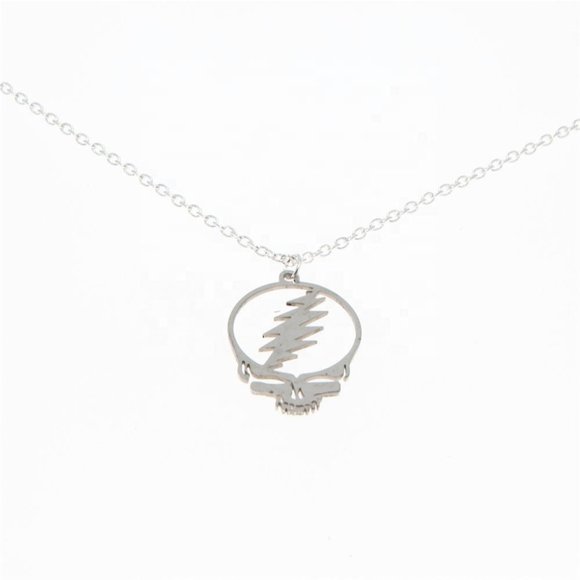 3 Piece Grateful Dead Steal Your Face Gift Set Earrings, Bracelet & Necklace - Picture 7 of 8